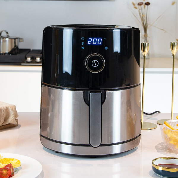 Home Large Capacity Touch Screen LED Control Air Fryer Silicone Pot