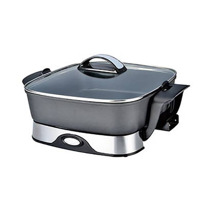 G26 Electric Skillet With Detachable Non-stick Coating  Grill