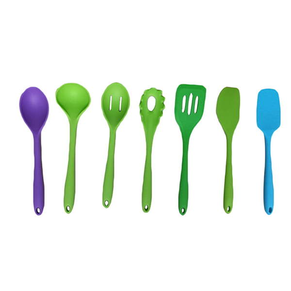 colorful silicone utensil Kitchen accessories set