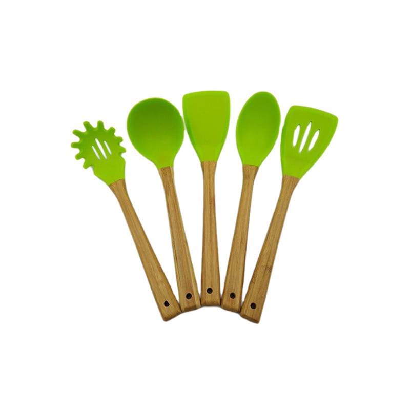 Easy to wash Silicone Spatula Utensil Kitchen Accessories Set